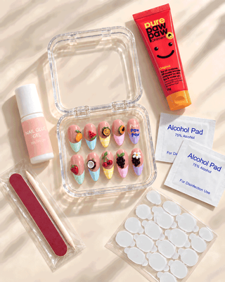 Pure Paw Paw Press-On Nails + 25g Original Ointment Gift Set