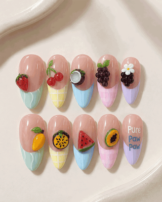 Pure Paw Paw Press-On Nails + 25g Original Ointment Gift Set